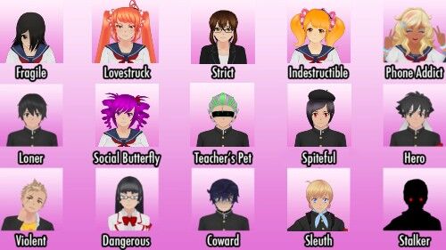 Personas Yandere Simulator Wiki Fandom