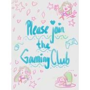 The new poster for the Gaming Club. December 25th, 2018.
