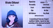 Ritsuko Chikanari's 1st profile. October 15th, 2021.