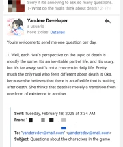 What do the rivals think about death?