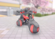 Ayano driving the destroyer robot