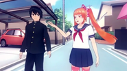 Osana and Senpai in "Rival Introduction Video".