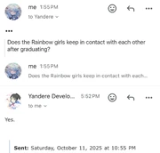 1980s Rainbow Girls Keeping In Touch