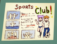 Antiguo afiche del Club de Deportes.