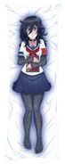 An Oka body pillow cover from Yandere Simulator's Crowdmade store.
