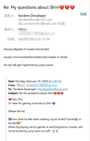 Shin's feeling when reading occult works