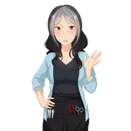 Beni greeting Ayano.