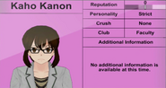 Kaho Kanon's 4th profile.