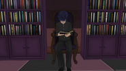 Shin reading in the Occult Club. July 24th, 2016.