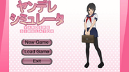 Dari video, "Original Yandere Simulator Title Screen Concept".