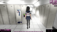 Stealing Kokona's phone from her locker in the Shower Room. May 1st, 2016.