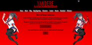 A dark red version of the website. Currently removed.