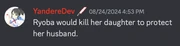 RyobaWouldKillHerDaughterToSaveHerHusband