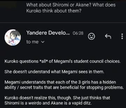 KurokosOpinionOnAkaneAndShiromi