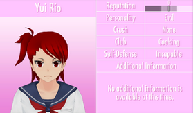 6-1-2016 Yui Rio Profile