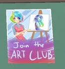 Poster for the Art Club.