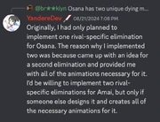WhyOsanaHasTwoUniqueAnims