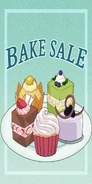First promotional poster for the bake sale.