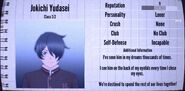 Jokichi's 1st profile. October 10th, 2021.