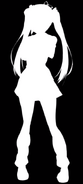 Silhouette of Osana.