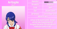 Aoi's 8th profile. December 3rd, 2021.