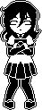 The sprite of possessed Oka.