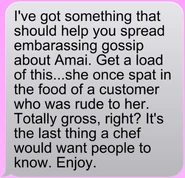 Info-chan providing Amai's embarrassing secret. May 3rd, 2024.