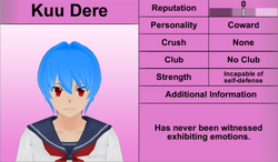 Kuu Dere, Yandere Simulator Wiki