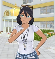 Tsuru's reaction to a camera.