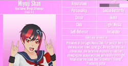 Miyuji Shan Yandere Simulator Wiki Fandom Miyuji Shan Yandere Simulator Wiki Fandom