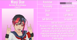 Miyuji Shan Yandere Simulator Wiki Fandom