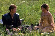 Anakin on a date with Padmé