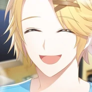 Yoosung smiling