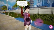 Akari talks about the location of the weapons.