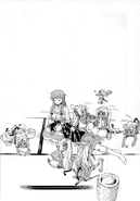 Yuno and Yukiteru along with the 7 murmur after becoming gods,