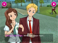 Akari digs a hole for Yuka Moriyama.