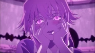 Yuno's infamous "Yandere Face".