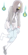 Sumire's ghost illustration.