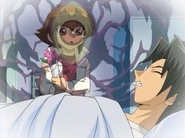 Yubel attacking Osamu for mocking Jaden