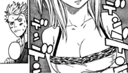 Shinagawa looking at Lucy's chest