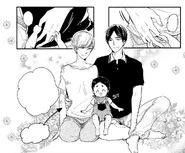 The family happy together