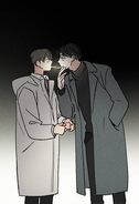Heejae speaking with Jisuh
