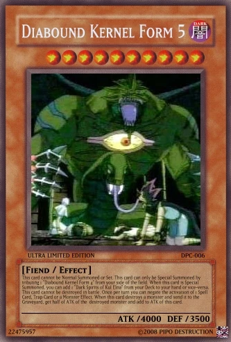 yugioh diabound card Diabound Kernel - LED5-EN008 - Common main image 0