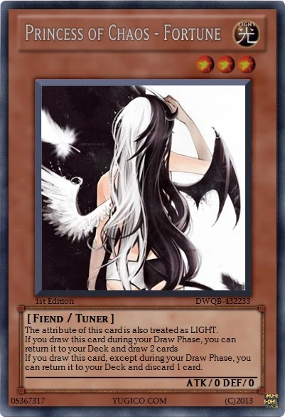 Princess Of Chaos Fortune Yu Gi Oh Card Maker Wiki Fandom