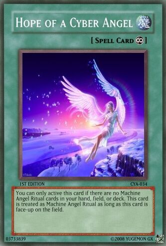 Hope Of Cyber Angel Yu Gi Oh Card Maker Wiki Fandom