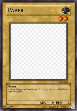 Paper | Yu-Gi-Oh Card Maker Wiki | Fandom