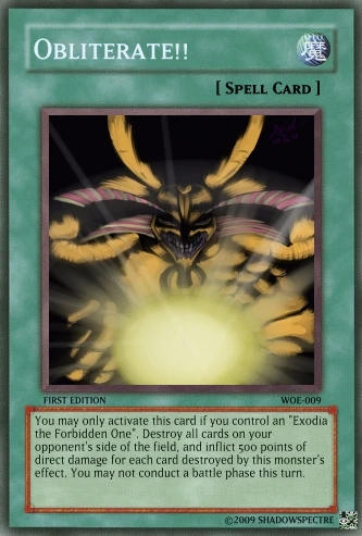 obliterate yugioh card Yu-Gi-Oh! - The Infinite Forbidden