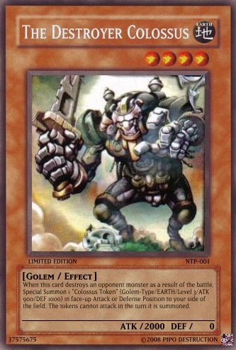The Destroyer Colossus | Yu-Gi-Oh Card Maker Wiki | Fandom