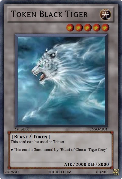 Token Black Tiger | Yu-Gi-Oh Card Maker Wiki | Fandom Token Black Tiger | Yu-Gi-Oh Card Maker Wiki | Fandom