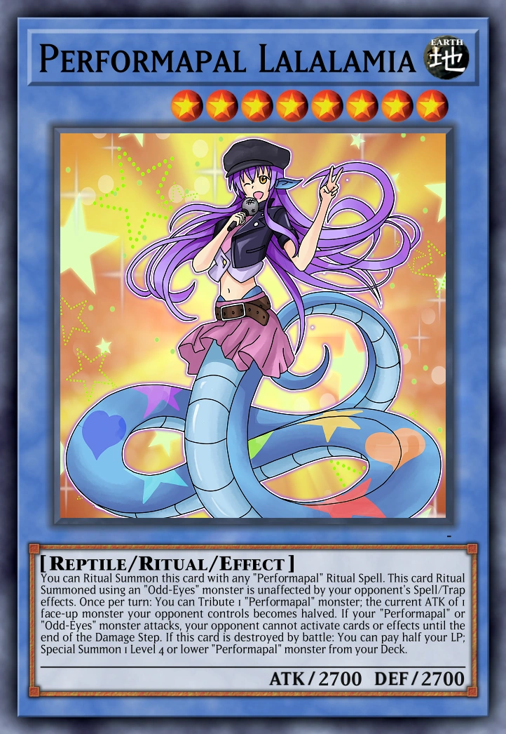Performapal Lalalamia | Yu-Gi-Oh Card Maker Wiki | Fandom
